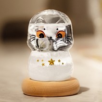 스톰글라스 귀여운 고양이 일기 예보 폭풍우 유리 세련된 기상 관측소 모니터 홈 장식 선물, 3.C