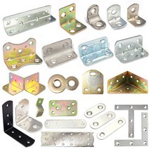 철물의민족 DIY 꺽쇠 평철 코너철 스텐 선반대 ㄱ자 L자 타원 연결 가구 브라켓 철물 경첩, A. 꺽쇠, A11. 스텐둥근꺽쇠 38x50