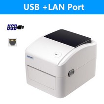 미니라벨기XP-420B 4 인치 열 배송 라벨 프린터 25-115MM 바코드 스티커 Waybill 4x6 메이커 USB 블루투스, 03 USB LAN_01 EU 플러그