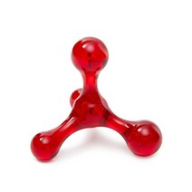 토구 트라택 트라텍 볼란스 마사지 볼 공 미니 아치 바디 핸드 헬드 건강 포, 빨간색