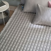 고밀도면 모달 세미마이크로패드 순면 침구 침대 이불 이블 이부자리 매트 패드 메트 카펫트 SS Q LK 모음 킹 슈퍼킹 라지킹 면 패드 카펫트, 고밀도다운패드 LK(180x220), 그레이