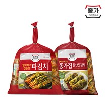 [종가집] 파 김치1kg   갓 김치1kg 세트
