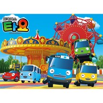 꼬마버스 타요 대공원 100PCS 직소퍼즐 아동퍼즐 캐릭터퍼즐 유아퍼즐 미니퍼즐 토이퍼즐 유아교구 아동교구 1204EA, 본상품선택, 단품_100PCS, 본상품선택