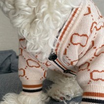 멜앤슈 반려동물 명동 멍멍이 가디건, 레드