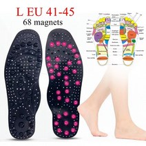 실내 지압 슬리퍼 아치 평발 기능성 건강 슬리퍼 깔창 68pcs 자석 자기 마사지 발 신발 패드 체중 감소 남자 여자를위한 슬리밍 안창