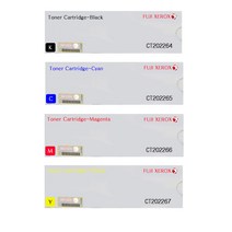 제록스 DocuPrint CM255fw 정품인증토너 4색1세트(검정 빨강 파랑 노랑), 1개, 검정+칼라