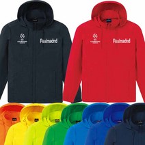 레알마드리드바람막이 커스텀제작 학교 축구풋살 트레이닝 단체 우븐윈드브레이커