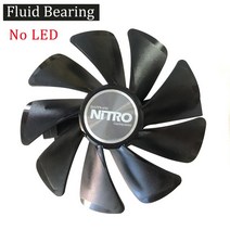 컴퓨터 사파이어 RX470 RX590 RX580 RX480 RX570 니트로 스페셜 에디션 팬 95mm CF1015H12D RX 590 580 480 470 570 GPU 쿨러, [01] Black - Fan