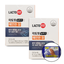 락토핏 솔루션 예민한 장 박서준 유산균 + 청소박사, 2박스