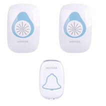 무선 원격제어 노인 호출기 초인종 응급벨 차임벨, 누름기 2개  울림기 2개