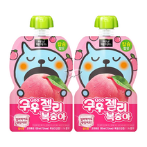 미닛메이드 쿠우젤리 복숭아 130ml, 복숭아맛20개