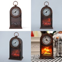 시계 LED 벽난로 불멍 무드등 미니모형조명 벽난로무드등 불멍조명