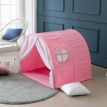 키즈돔 [키즈돔] 윈도우 핑크 2단 플레이텐트 / 놀이텐트, 단품없음