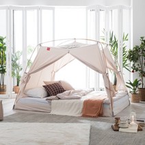 리바트x바이맘 SLEEP 8 홈캠핑 텐트(Q), 단일옵션