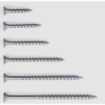 목재피스 델타피스 목재용나사 못 6X25mm 6X32mm 6X38mm 6X50mm 6X63mm 6X75mm 6X90mm 봉지판매, 목재용델타피스, #6-38(500개)