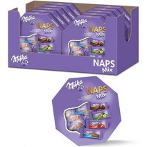 밀카 냅스 NAPS 티 타임 밀크 초콜릿 믹스 138g x 10팩 독일 직구 Milka