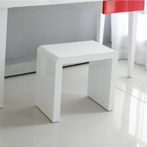 예작 모던 하이그로시 도장 화장대의자 다용도 의자 RC15, 레드