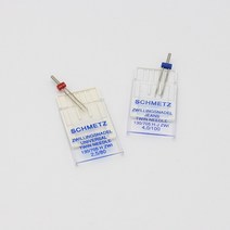 위드쏘잉 가정용 독일 슈메츠 쌍침바늘 2.5mm / 4.0mm﻿