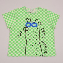 [매직에디션HU]덕콰이어트-DQ32-TS112 치치라인 체크 티셔츠 티셔츠 23년 SS신상 여름신상 아동복 현대울산