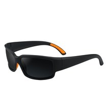 100%고글남성 및 여성용 편광 스포츠 TR90 선글라스 야구 운전 낚시 러닝 자외선 차단 디자이너 패션, 02 Black Orange l Gray