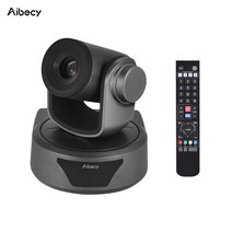 Aibecy LR303U2A 화상 회의 카메라 1080P 3x 광학 줌 95도 시야각 EU 100-240V, EU Plug