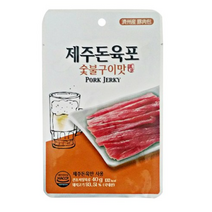 숯불구이맛 제주돈육포, 10개, 40g