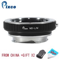 [해외] Pixco 렌즈 어댑터 MD-L/m 용 minolta md 렌즈 용 leica M10-D M10-P m10 typ 262 유형 240 monochrom typ 246 ed, 상세내용표시