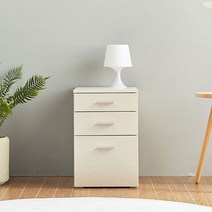 나다운 4003단서랍장 책상서랍장 서랍장3단 수납장, 연메이플