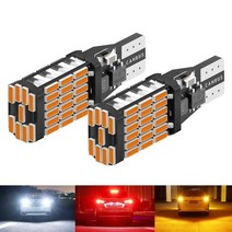 BMW후미등 bmw후미등전구 커넥트 튜닝 2pcs t15 t16 w16w 921 912 led 1200lm led canbus 자동차 백업 예비 조명 테일 ​​램프 audi, 빨간색