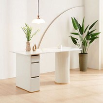 디앤홈 RMA 원형사각 1200 대리석식탁 테이블 컴퓨터 책상, 상세페이지 참조