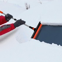 승용차제설기 자동차 승합차 차량 용 휴대용 눈치우는 눈 성애 물기 제거기 도구 제설기, 편리한 제설기 노랑색