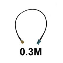 매립네비게이션 매립형 중고 안드로이드오토 올인원 wirelessSINOSMART-SMA Fakra 네비게이션 안테나 어댑, 02 SMA-0.3M