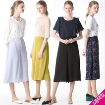 르오트 라벤더 썸머 와이드 쉬폰팬츠