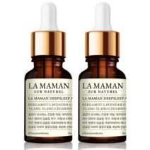 1+1 라마망 천연 아로마 에센셜 오일 100% 원액 10ml 18종 허브 테라피, 열공 롤온 5ml x 2개