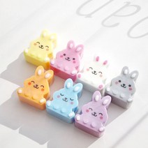 토끼비누 토끼띠 설날추석선물 어린이집유치원답례품 돌답례품 비누답례품 감사선물 수령일문의가능, 주황, 스티커