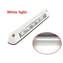 12v24v rv led 천막 베란다 라이트 방수 캠핑카 캐러밴 인테리어 벽 램프 라이트 바 rv 밴 캠핑카 트레일러 외부 램프, led 12v 화이트