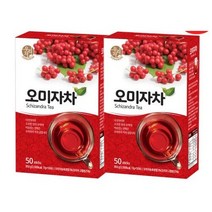 송원 오미자차 50T x 2개, 17g, 100개입, 6개