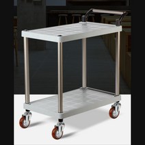 대형식당 레스토랑 운반 푸드웨건 서빙카트 쉽게일하기 안정성 쓰기편한, 2단 대 와인바퀴