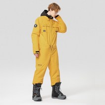 2022 남자 여자 스키복 두꺼운 남성 여성 원피스 스키 점프 슈트 야외 스포츠 스노우