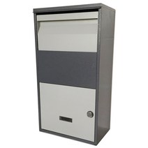 대형 택배함 캐비닛 택배 보관 열쇠 자물쇠 단독주택, 그레이 75X41X22