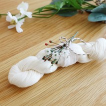 [파티조엘] 들꽃 명주실_완제품 핸드메이드