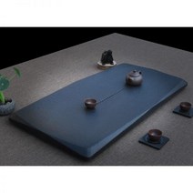 차 트레이 고급스러운 통고풍 우금석 다반 돌다대 다해 수제 거실 사무실 흑석 배수 다승, 80 40 3(몽골흑오금석)
