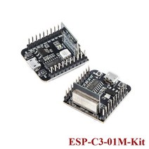 보드설계 코딩 ESP32-C3 ESP-C3 ESP C3 C3S 12F 13 13U 01M 32S 미니 와이파이 BLE 5.0 ESP32 모듈 개발 보드 ESP-C3-13 ESP-, [11] ESP-C3-01M-Kit(4M)