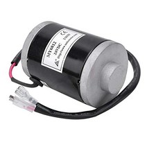 Alomejor 24V 100w Brushed Motor High Speed Brush Motor with Belt Pulley for Electric Bike Scooter E-, 1
