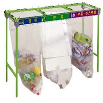 션톅철재 분리수거함 비닐걸이 100리터 3구 휴지통이 용이 쓰레기통이^^*, 채룩!!, 채룩!!