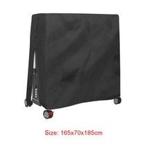 선수용 탁구 방수 테이블 보호 커버 휴대용 실내 야외 가구 케이스 방진 접이식 스토리지, [01] Black