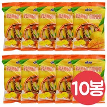 오키오 쫄깃한 식감 망고 구미80gx10개 망고과즙 풍미, 코쿤 오키오 망고 구미80gx10개/
