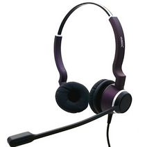 DH-051TFNB 콜센터용 양귀 헤드셋, 3.5-4극17mm (ip455/ip460/ip470)