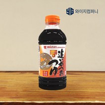 미쯔칸 2배농축 쯔유 500ml 간장 쇼유 우동 모밀 조림 볶음 어묵탕 일본간장 국내배송, 1개