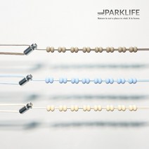 파크라이프 감성 캠핑 데이지 체인 캠핑빨래줄 행잉라인 클로스라인 핸드 메이드 3종, 5.5m+20개, 텍티컬 카키